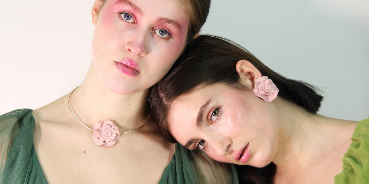 Collar Wardi rosa · vista 3
