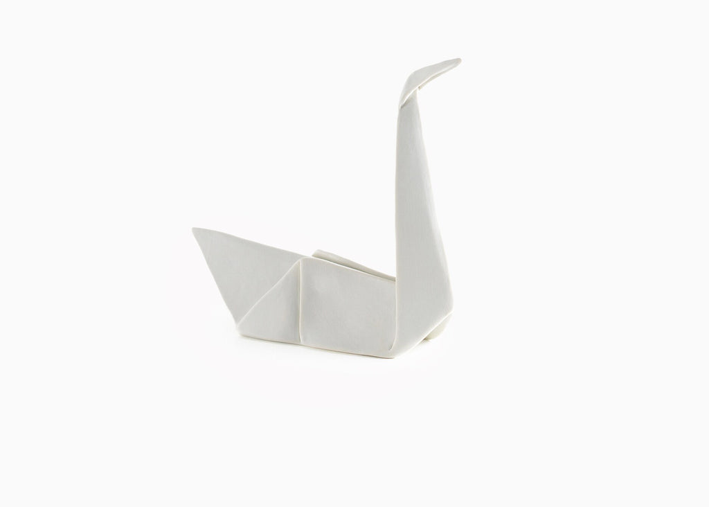 Escultura Petunia en blanco