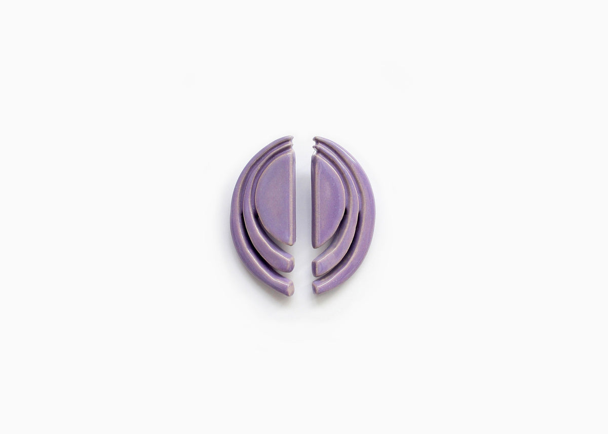 Tenshi pendientes morado