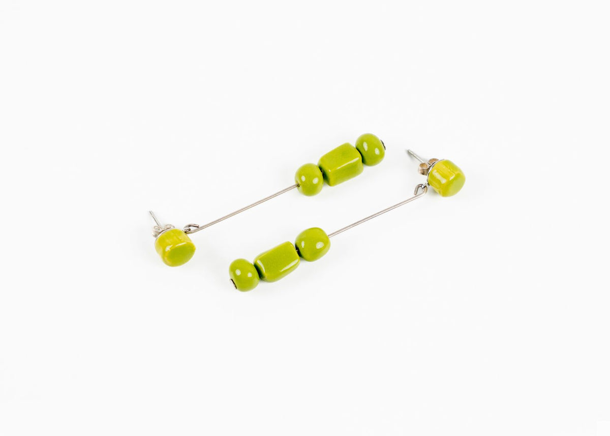 Oreka pendientes verde