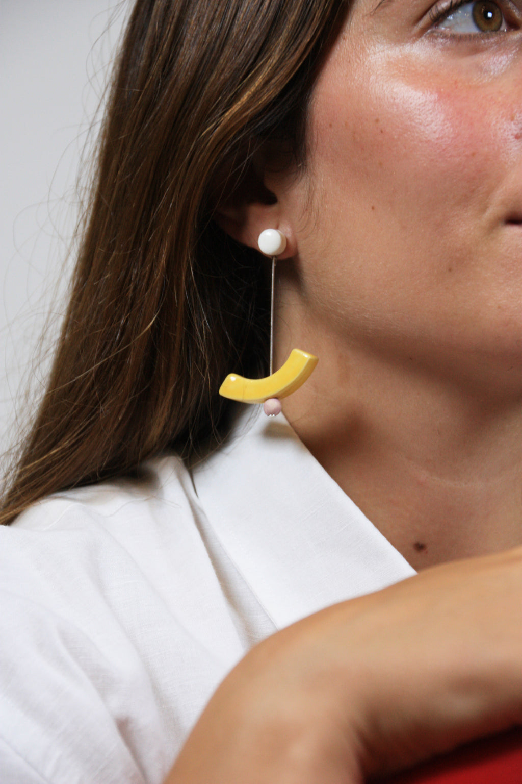 Pendientes Oreka amarillo