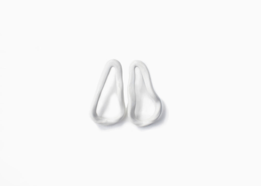 Pendientes Luu blanco