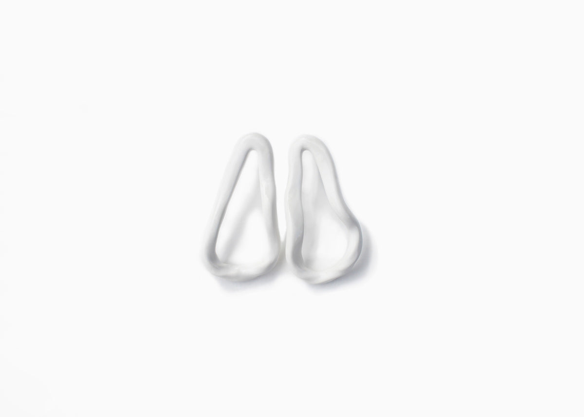Pendientes Luu blanco