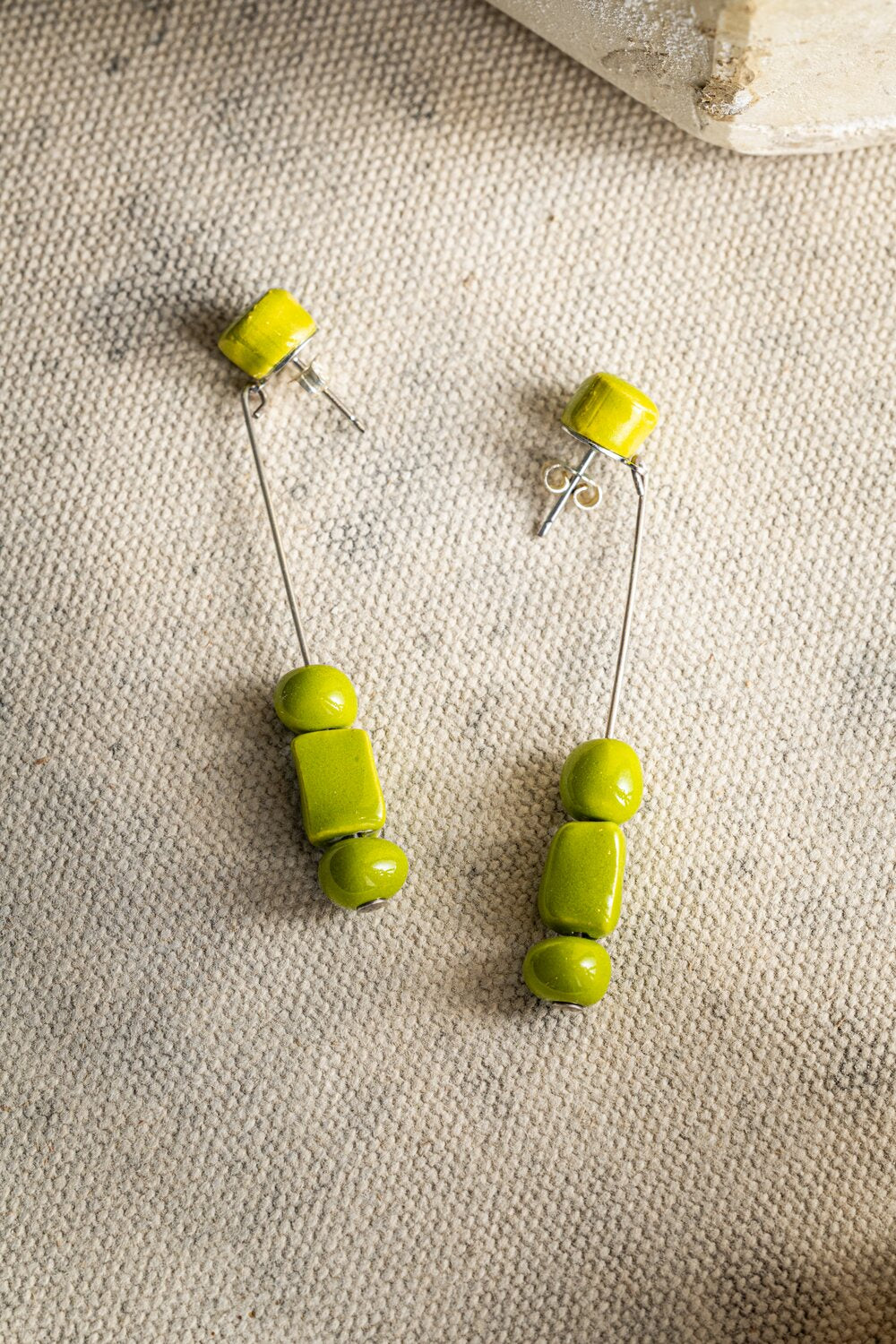 Oreka pendientes verde